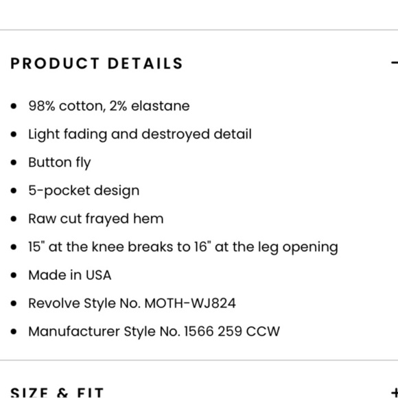 MOTHER SUPERIOR THE TRIPPER CHEW IN CRYIN COWBOYS HI RISE DISTRESSED SEMI-RIDIG - Picture 7 of 15